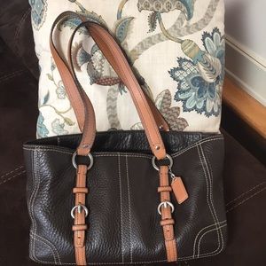 Leather Coach bag